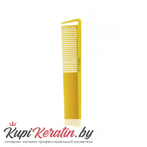 Расческа карбоновая, комбинированная Keratin Tools Желтая